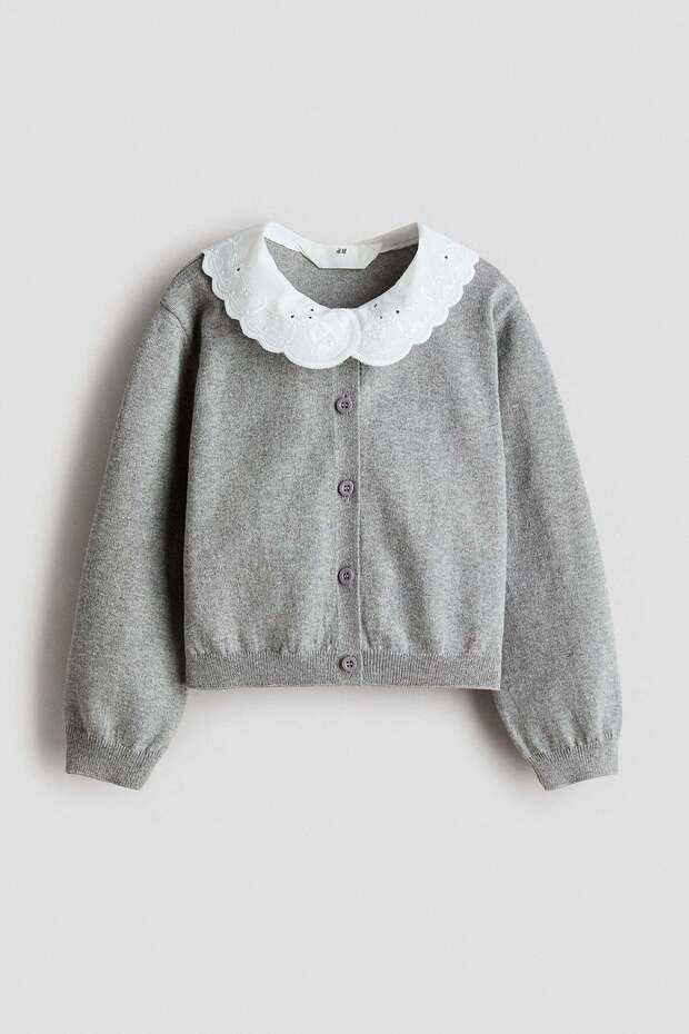 Collared cardigan