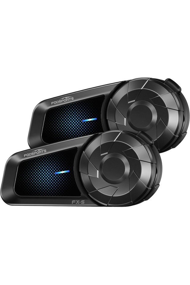 سماعة رأس بلوتوث للدراجات النارية FX-S، إصدار V5.4، نظام اتصال داخلي ثنائي الاتجاه للخوذة مع مقاومة للماء بمعيار IP67