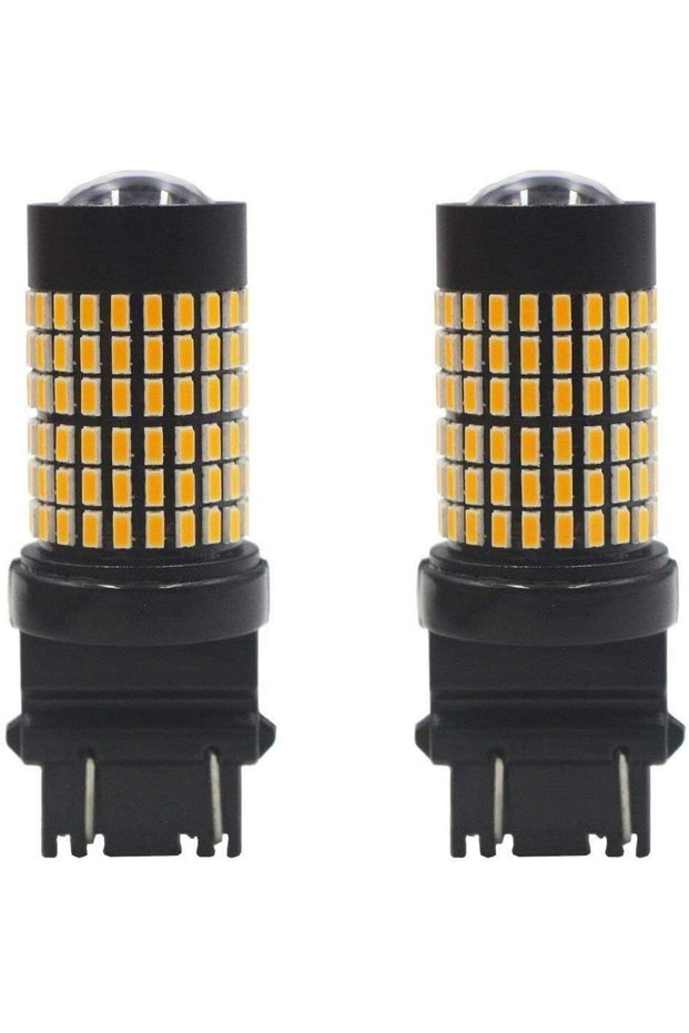 7440 T20 W21W Amber 3014 CHIPS 144 SMD No Hyper