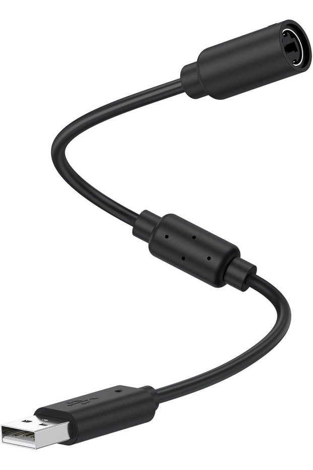 USB Breakaway Cable for Xbox 360, Replacement Adapter for Xbox 360 Controller Compatible with Logite