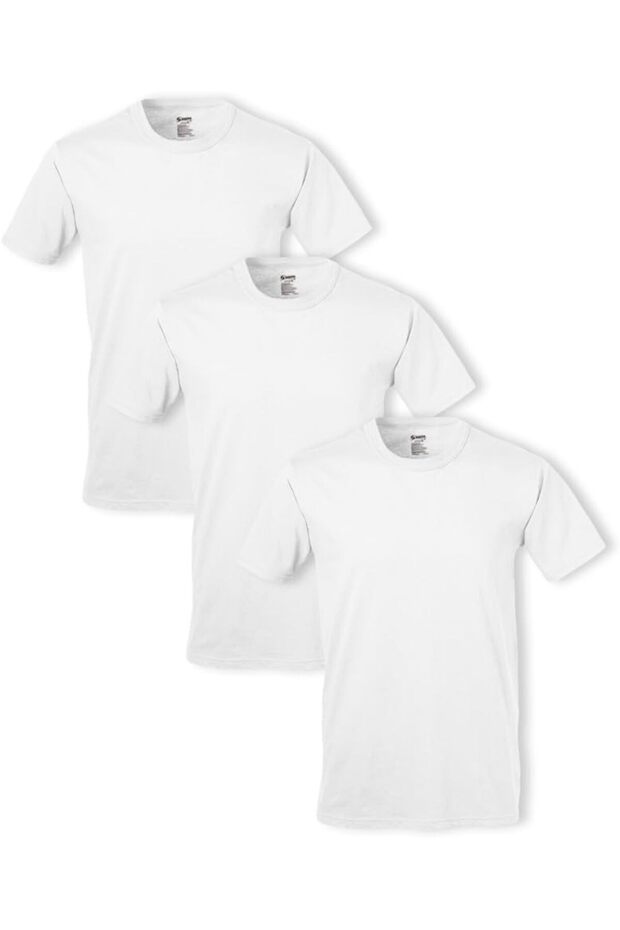 MJ Men's Core Undershirt T-Shirts (3 Pack)