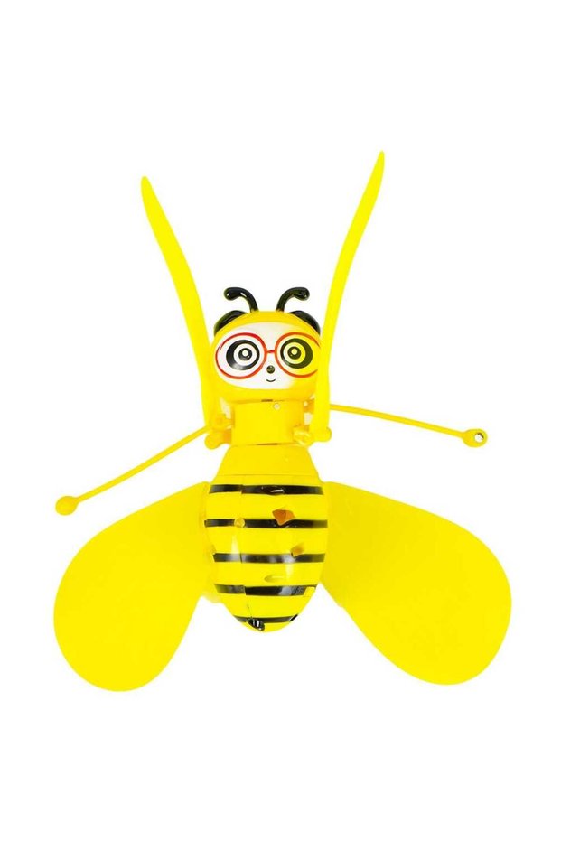 Flying bee with sensor, yellow