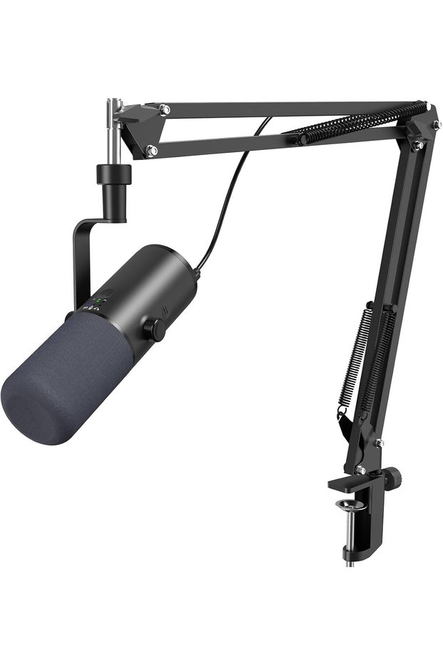ميكروفون ديناميكي USB/XLR للألعاب على الكمبيوتر والبث المباشر، طراز TD510 AIR H+