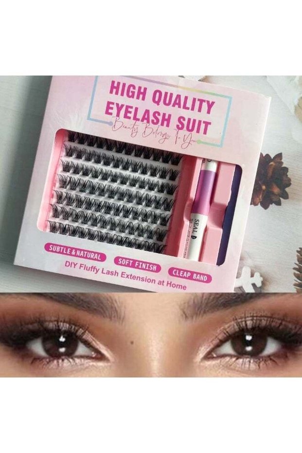 8 Piece Magnetic Lashes with Tweezers Set