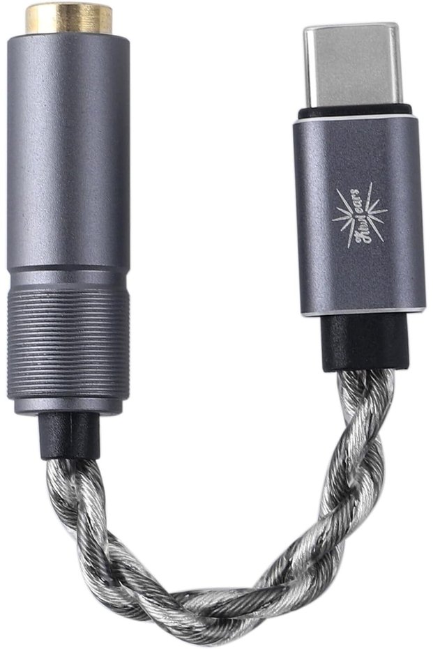 كيوي إيرز AD1 Pro، كابل محول DAC بمنفذ USB-C، شريحة DAC مخصصة، إعدادات تعديل الصوت (EQ) قابلة للتخصيص عبر الموقع الرسمي، ألترا