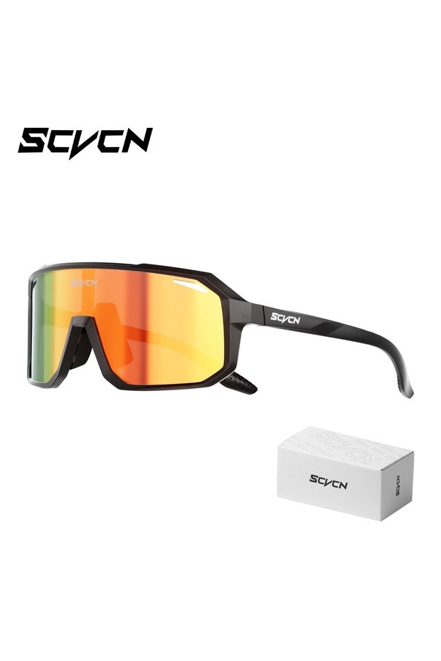 01 SCVCN Trendy Eyewear Cycling Sunglasses Fashion Sunglasses MTB Bicycle Camping UV400 Hiking Prote