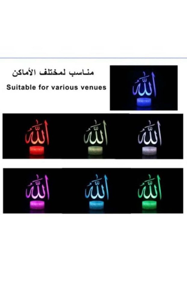 مصباح ليلي ثلاثي الأبعاد، مصباح مكتبي، إضاءة LED، 16 وضعًا لتغيير الألوان/إضاءة ثلاثية الأبعاد حساسة للمس