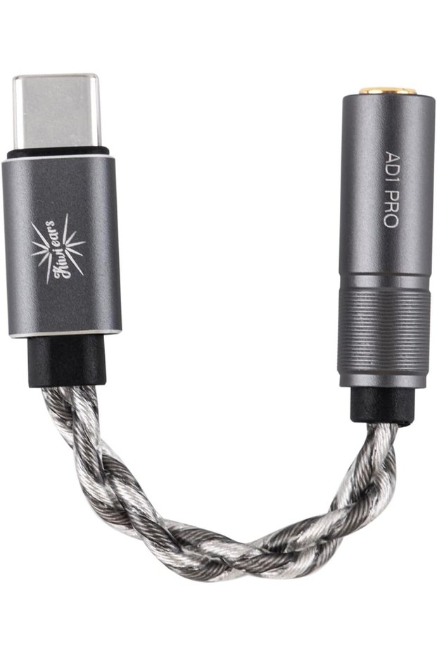 كيوي إيرز AD1 Pro، كابل محول DAC بمنفذ USB-C، شريحة DAC مخصصة، إعدادات تعديل الصوت (EQ) قابلة للتخصيص عبر الموقع الرسمي، ألترا
