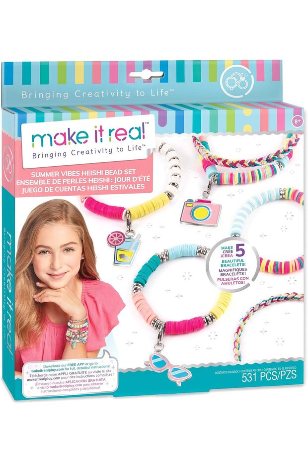 Summer Vibes Heishi Bead Set