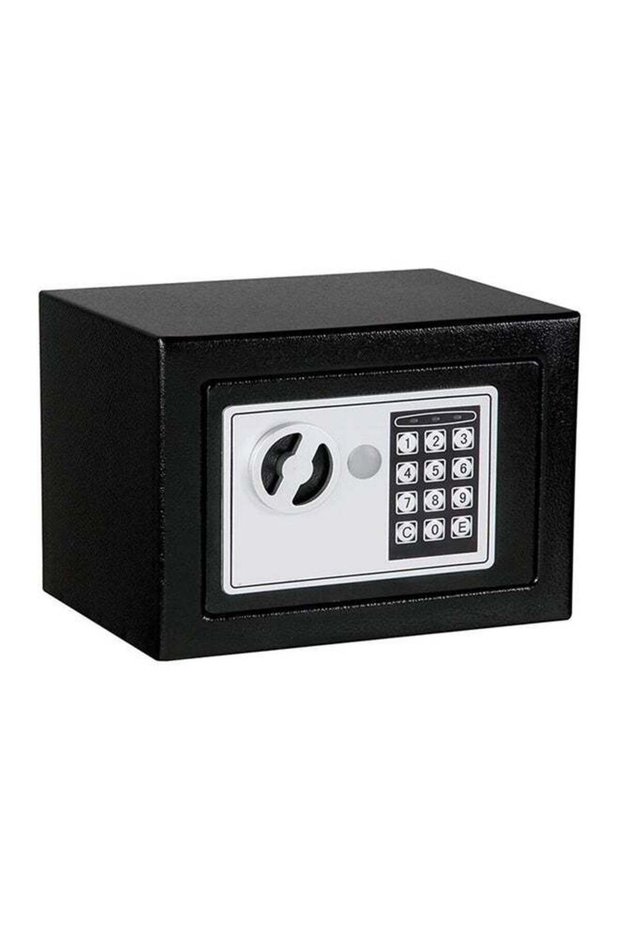Digital Electronic Safe Black/Silver 22x17x17cm