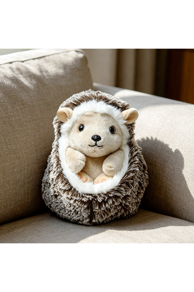 25cm hedgehog 10/20/25cm Cute Hedgehog Plush Doll Soft Hedgehog Huggable Pillow Lifelike Hedgehog Pe