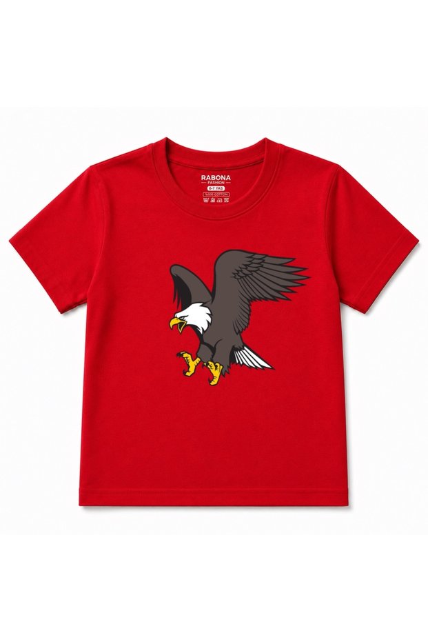 Flying Eagle – Bold Wings Wildlife Graphic Kids' T-Shirt