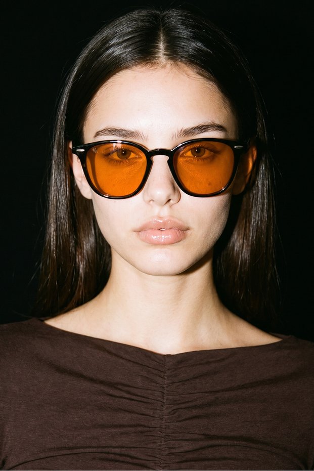 Alexis Black Orange Circadian Sun Visor