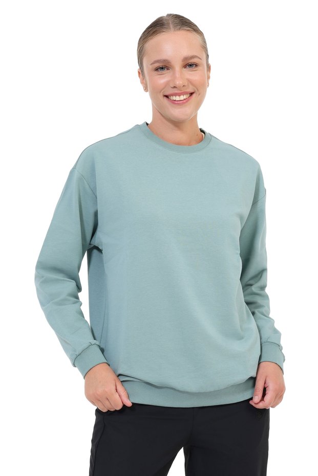 Women's Green Sweatshirt WB 16BIANCA-C
