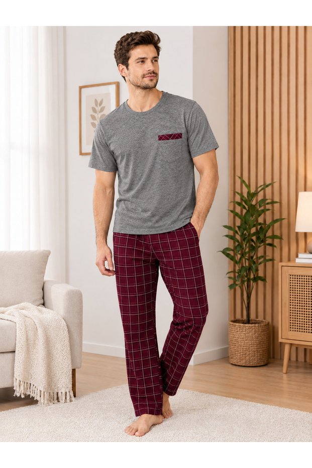 Men's 100% Cotton Pajama Set—Gift, Wedding Trousseau