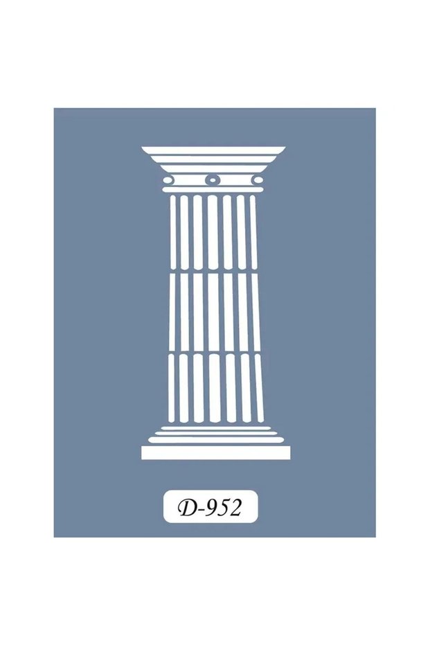 D952، قالب تصميم على شكل عمود، سلسلة D، مقاس 15 × 20 سم.
