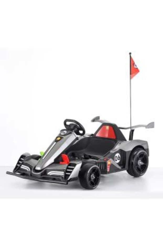 Electric Go Kart Ride-On 24V, Grey