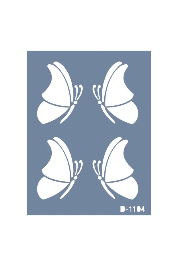 D1104 قالب سلسلة D موديل فراشة 15x20 سم