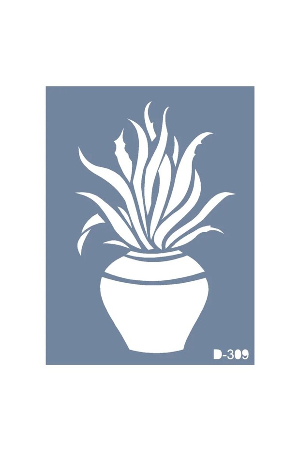 D309، قالب تصميم على شكل ورقة، سلسلة D، مقاس 15 × 20 سم.