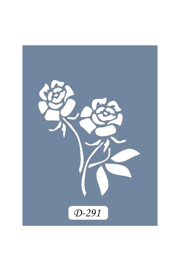 D291، قالب تصميم على شكل وردة، سلسلة D، مقاس 15 × 20 سم.