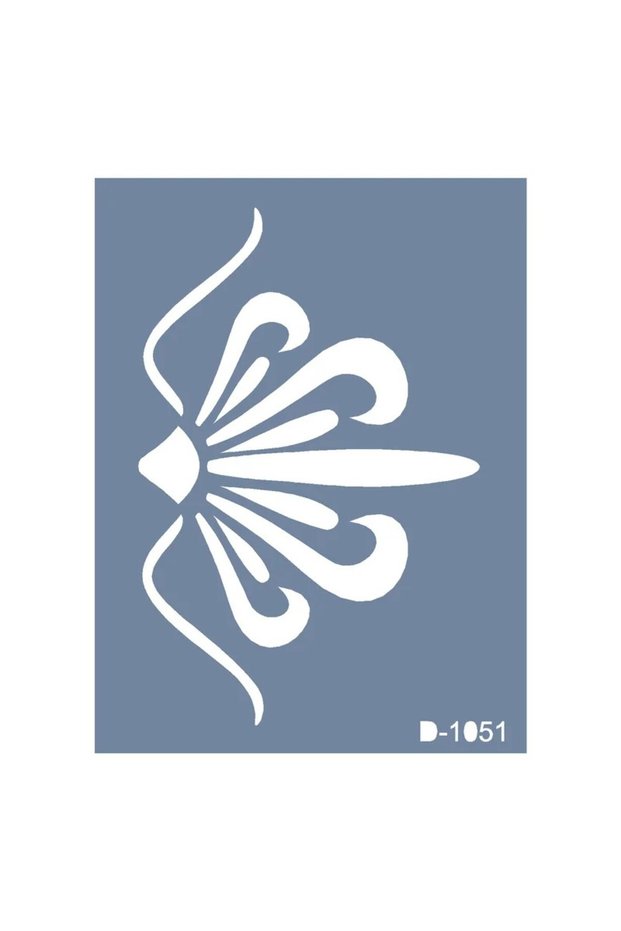 D1051، قالب تصميم زهور، سلسلة D، مقاس 15 × 20 سم.
