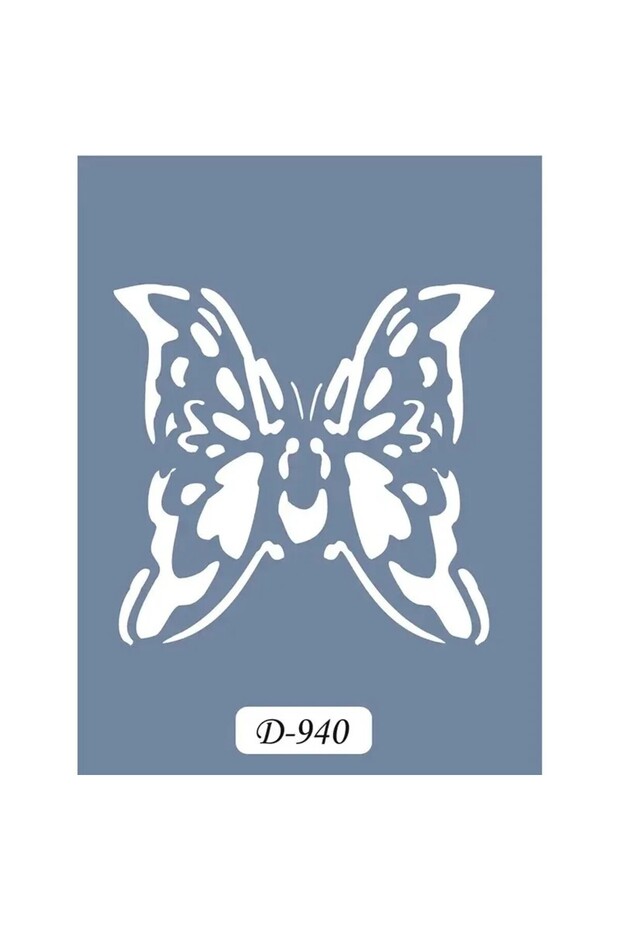 D940 Butterfly Model D Series Stencil 15x20 cm