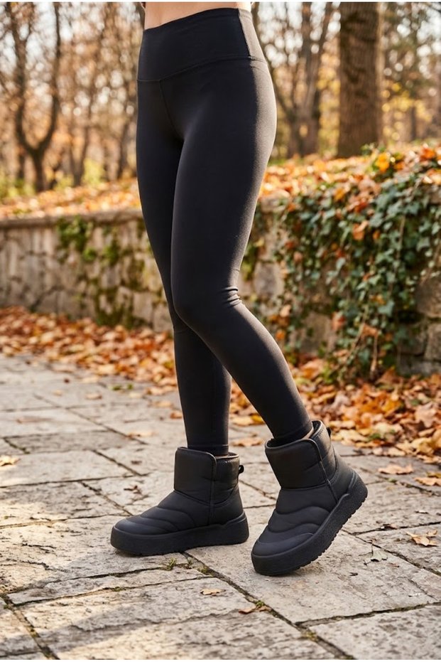 Fionel Women's Boots with Fur-Lined Design, Quilted Patterned Stitch, Water-Resistant