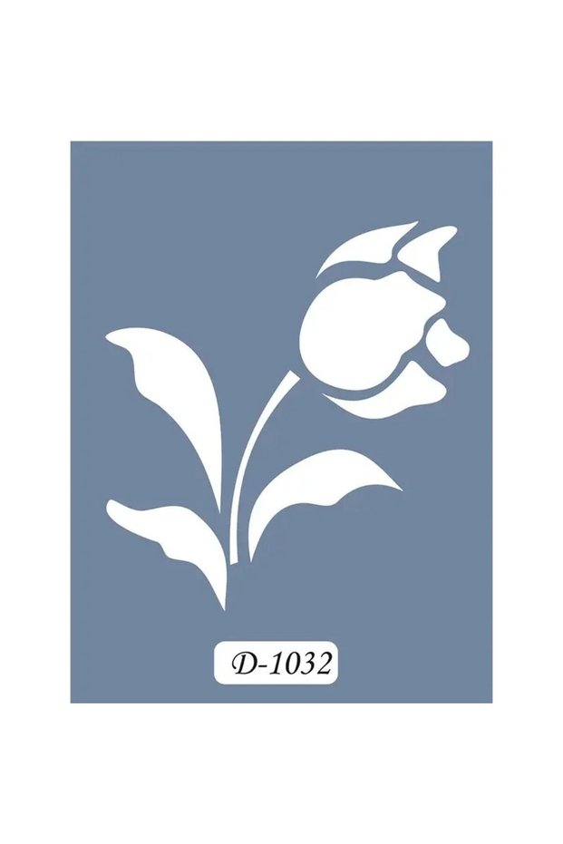 D1032، قالب تصميم زهور، سلسلة D، مقاس 15 × 20 سم.