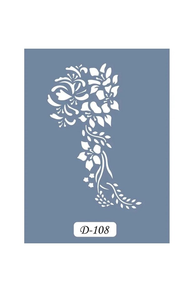 D108، قالب تصميم "بوكيت"، سلسلة "دي"، مقاس 15 × 20 سم.