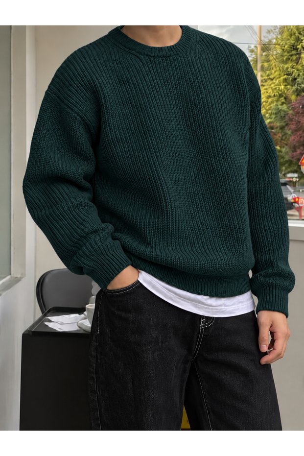 Men's Relax Fit Winter Knit Sweater