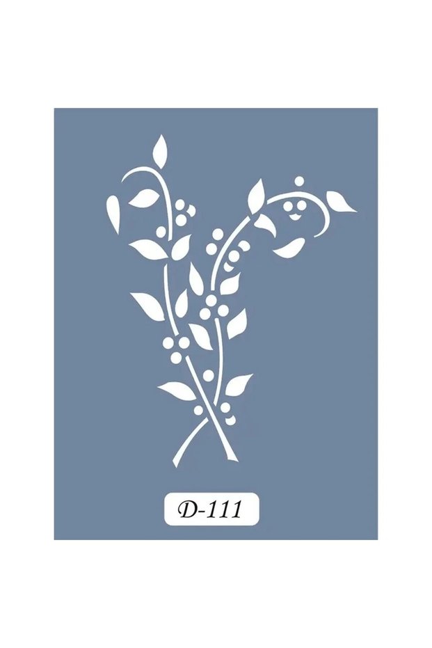 D111، قالب تصميم على شكل ورقة، سلسلة D، مقاس 15 × 20 سم.