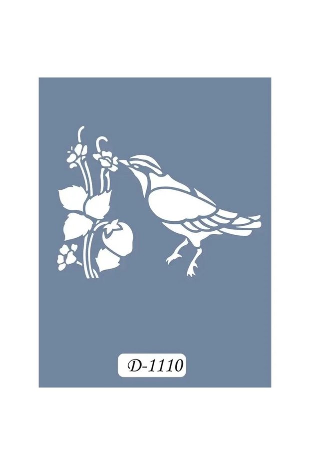 D1110 Bird Model D Series Stencil 15x20 cm