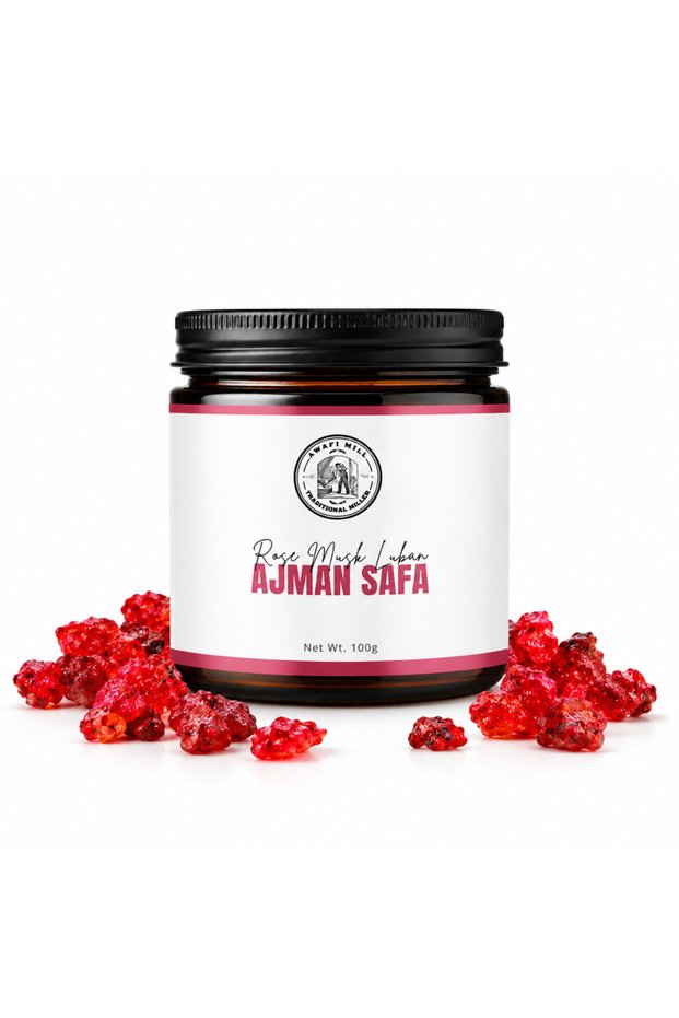 Ajman | Safa Scented Luban | Rose & Clean Musk | 100 g