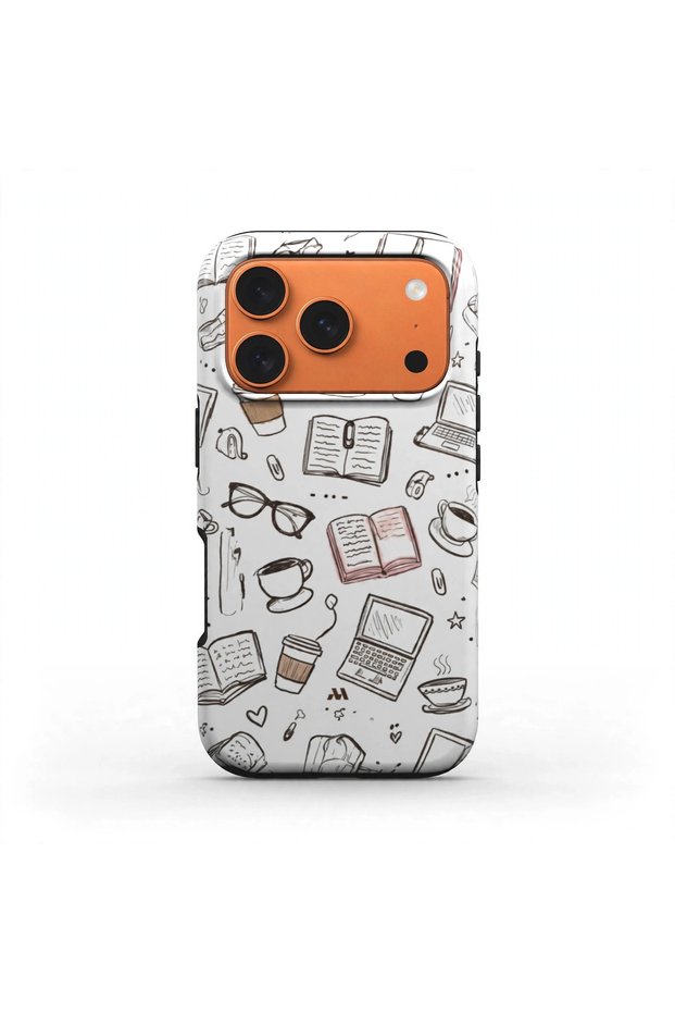 Phone Case Compatible with iPhone 17 PRO Hybrid 2-Layer Hard Shell + Silicone Protective Case -Scratch-Resistant Shockproof Cover