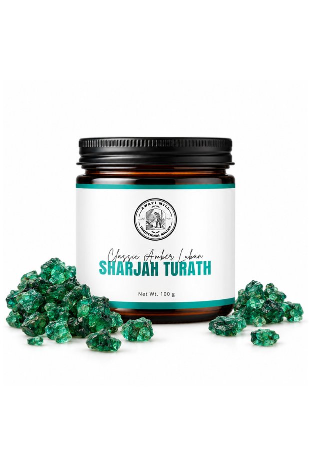 Sharjah Turath Scented Luban | Amber & Musk | 100 g