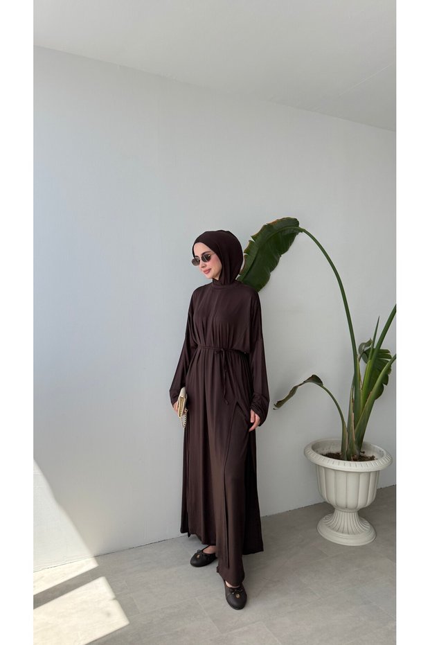 MOCHA 3-PIECE SET WITH SLITS - COFFEE