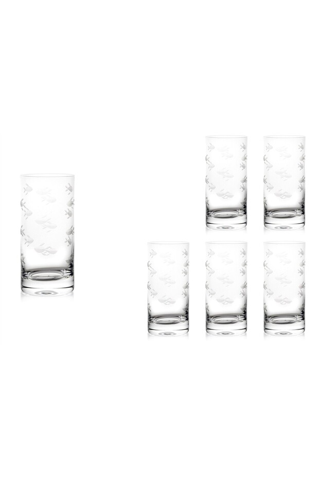 Set of 6 Fish-Shaped Raki Glasses, 220 ml