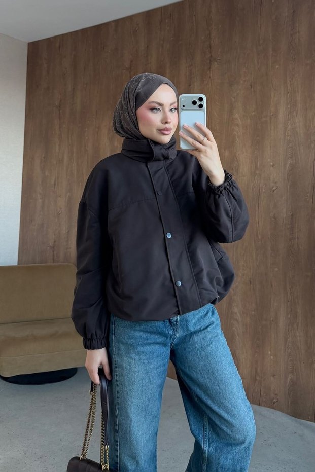Bomber Jacket, Dark Brown