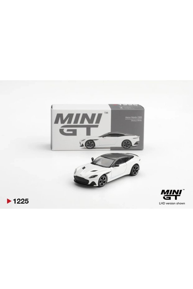 1225 Aston Martin DBS Stratus White 1:64 Diecast Model Car