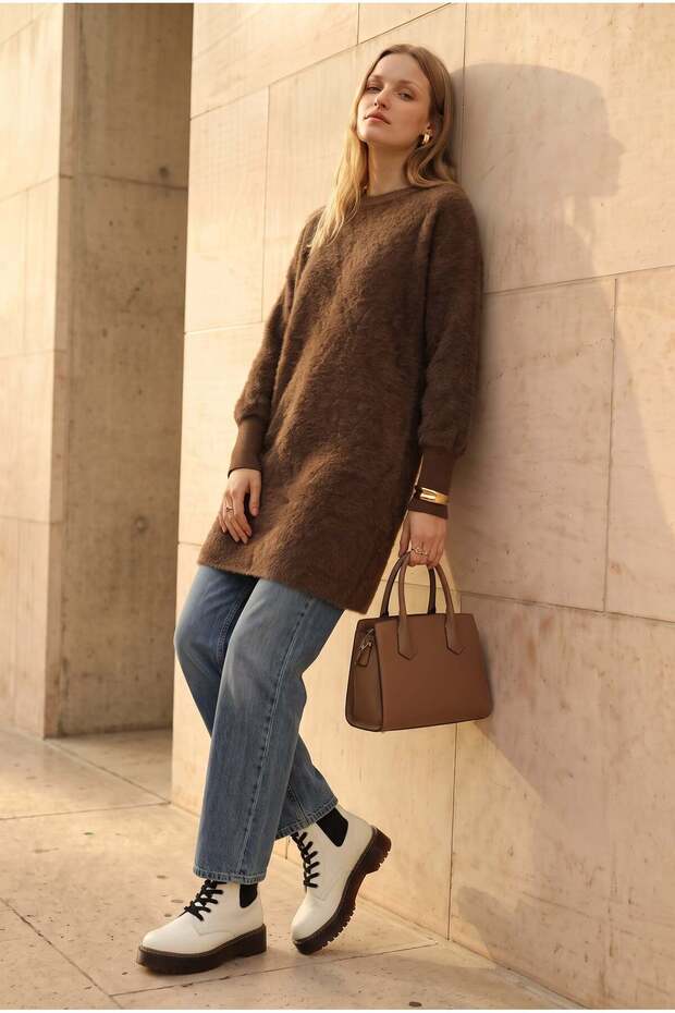 Angora LONG SWEATER