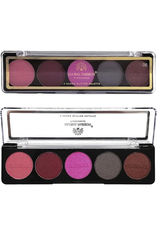 5-Color Eye Shad Palette - Long-Lasting Matte and Shimmer Shades, High Pigment, Blendable Makeup Palette for Day & Night Looks | (PALETTE 6)