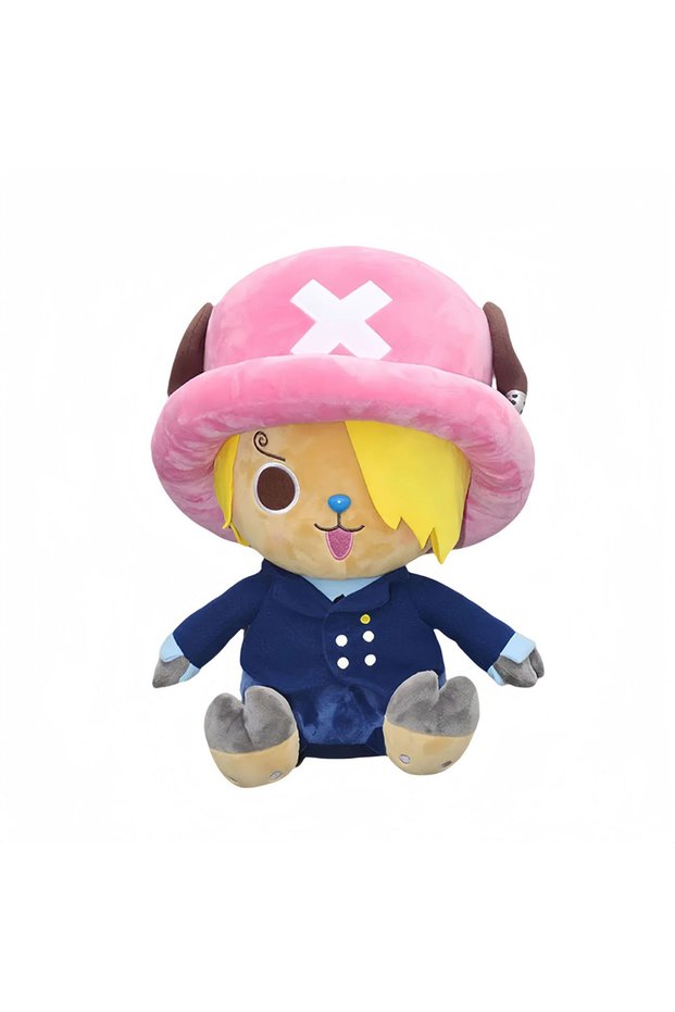 25CM Chopper F HoT 25cm One Piece Anime Figure Zoro Luffy Chopper Plush Toys Cute Cartoon Plu