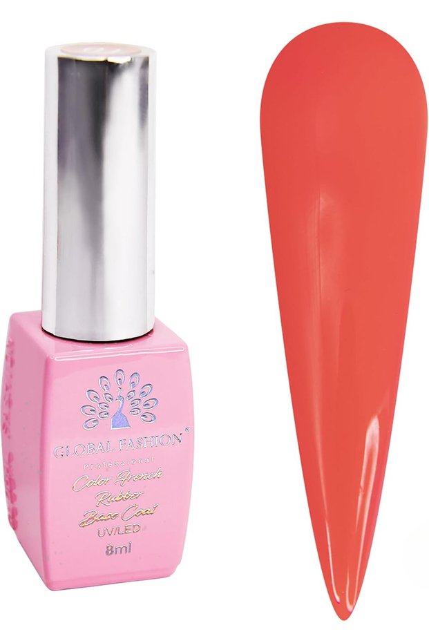 GLOBAL FASHION Neon Dream Nails! Neon Base Coat (8ml) - Vegan, Cruelty-Free, Chip-Resistant. Promotes Healthy Nails, Long-Lasting Gel Manicures | (01, 8 ml)