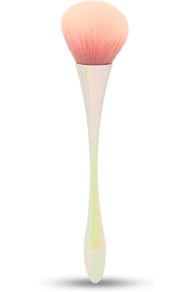 Nail Dust Removal Brush | Global Fashion Premium Effortless Vegan for Acrylic and Gel Nails | Manicure & Pedicure Clean Up Tool | Soft Bristles | Cruelty-Free | Eco-Friendly | Vanilla Pink