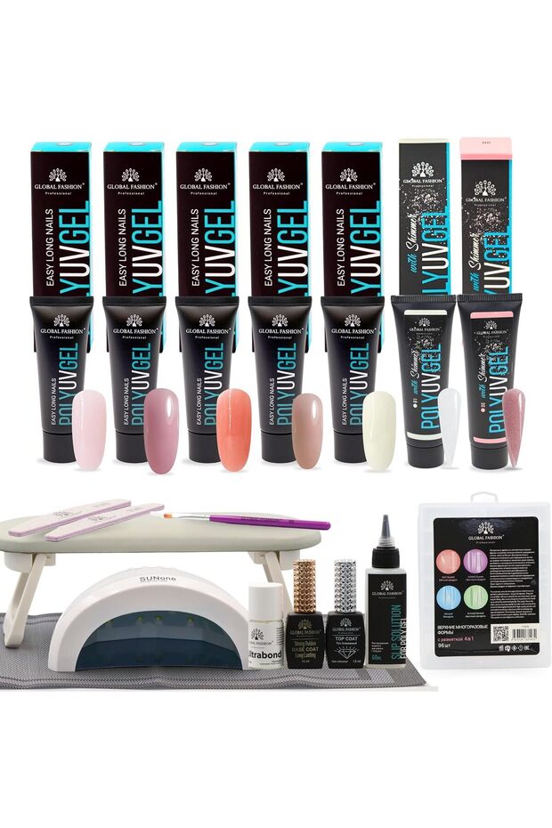 Starter Kit of Nail Accessories – Your Comprehensive Gateway to Flawless Manicures and Pedicures | (POLY GEL KIT 1)
