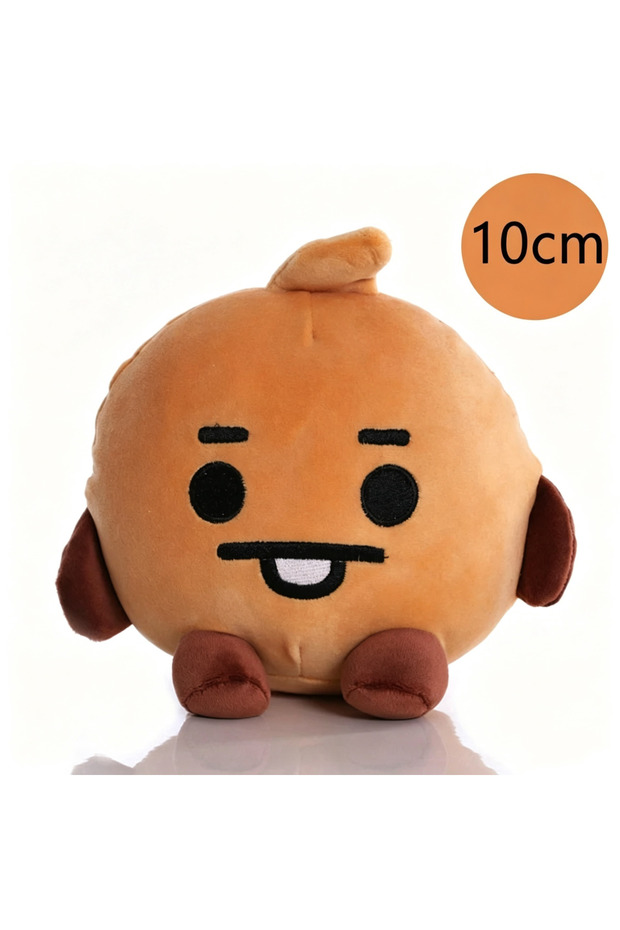 brown - 10cm 12cm Kawaii Cute Plush Mini Doll B-T-21 Cartoon Plush Sheep Koala Love Biscuit Little Y