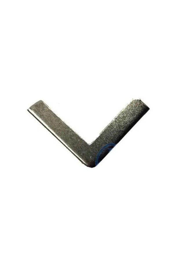 Book, Cover, Menu, Album Corner, Medium - 18X32Mm, Nickel, 20 Pieces