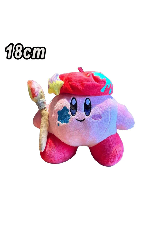 kabi 18cm New Styles Kawaii Star Kirby Plush Toy Kirby Ghost Kirby Pink Plush Toy Cute Star Kirby He