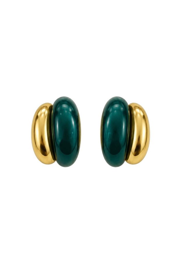 Sorelle Two-Tone Steel Earrings
