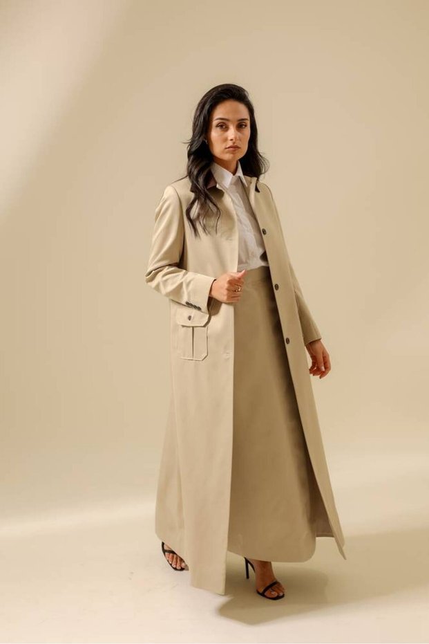 Trench coat - beige - s